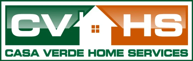 A logo of a home with the words " verde home " written in it.